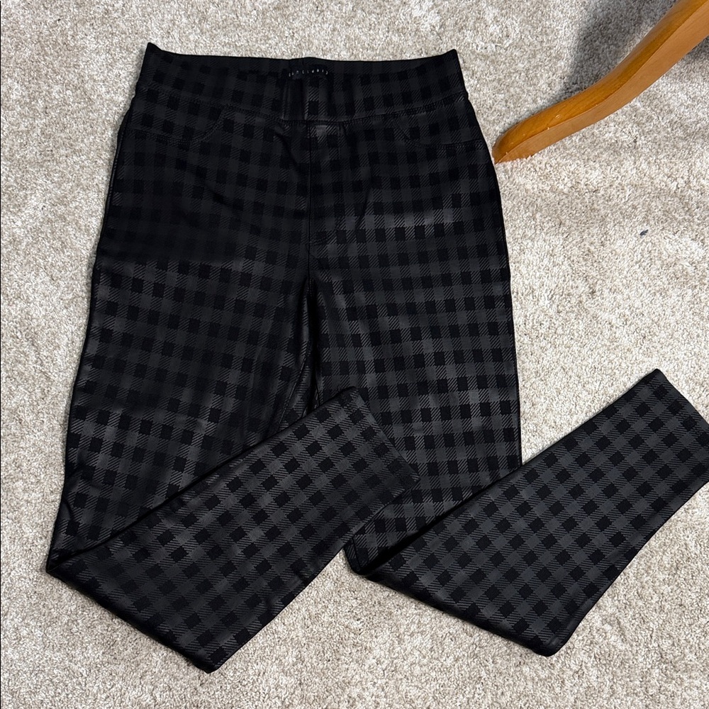 Sanctuary Black Checkered Leggings